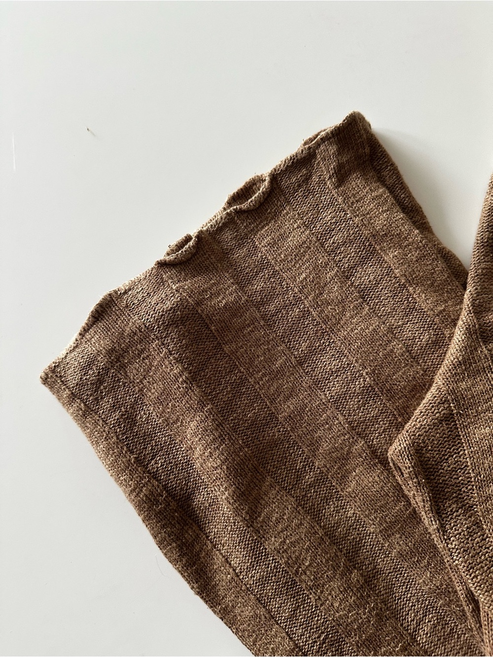 JLUXLABEL Ribbed Knit Tank & Pants Set - Brown - Picture 6 of 7
